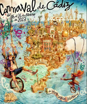 Cartel Carnaval de Cadiz 2023