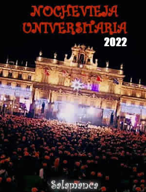 Cartel Nochevieja Universitaria - Salamanca 2022