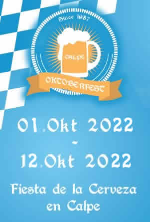 Cartel Oktoberfest Fiesta de la Cerveza 2022