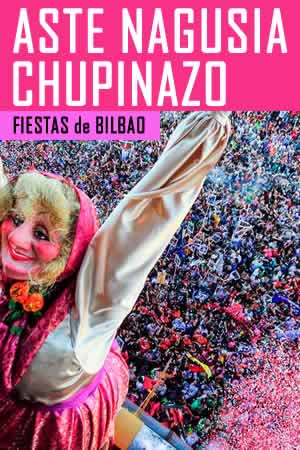 Cartel Aste Nagusia Chupinazo Bilbao 2019